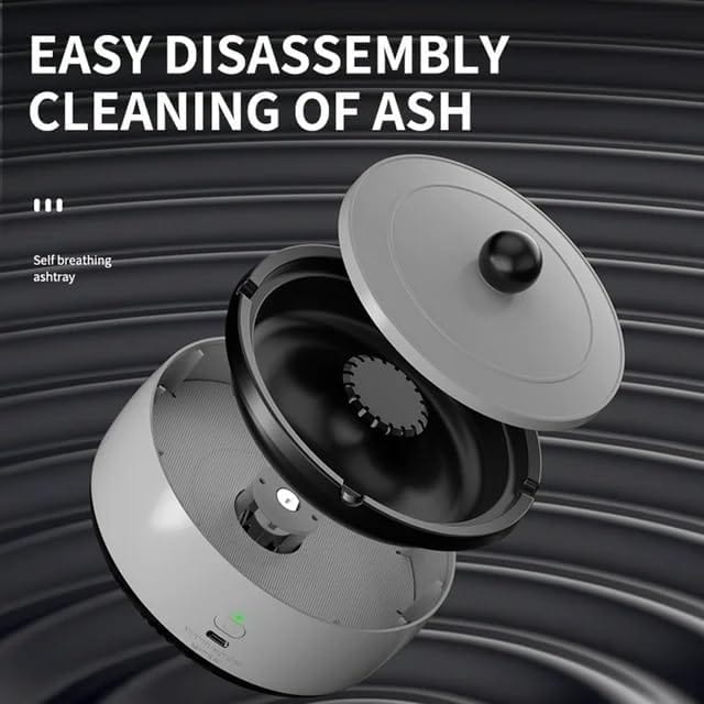 Smoke Absorbing Air-Purifier Ashtray
